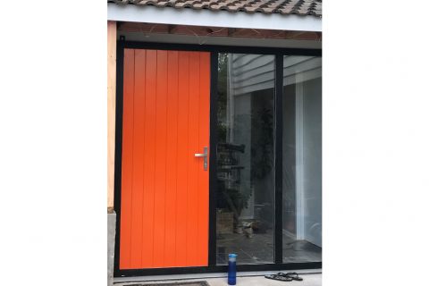 Axis door in residential home