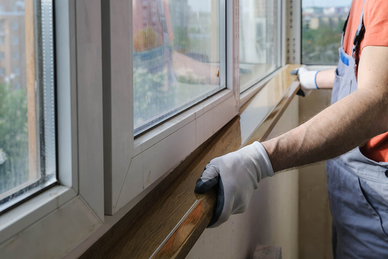 Replacement aluminium joinery